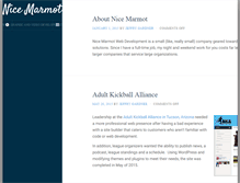 Tablet Screenshot of nice-marmot.com